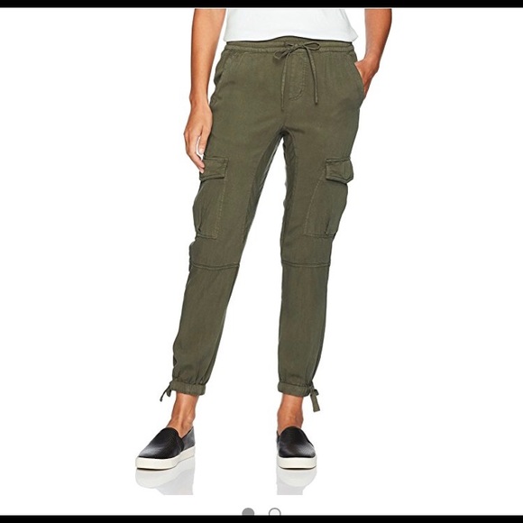 ankle tie cargo pants